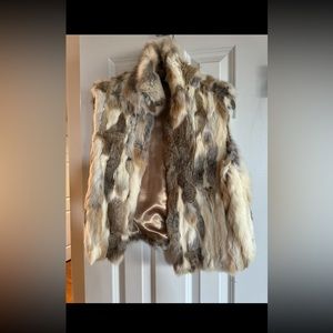 Adrienne Landau Faux Rabbit Vest